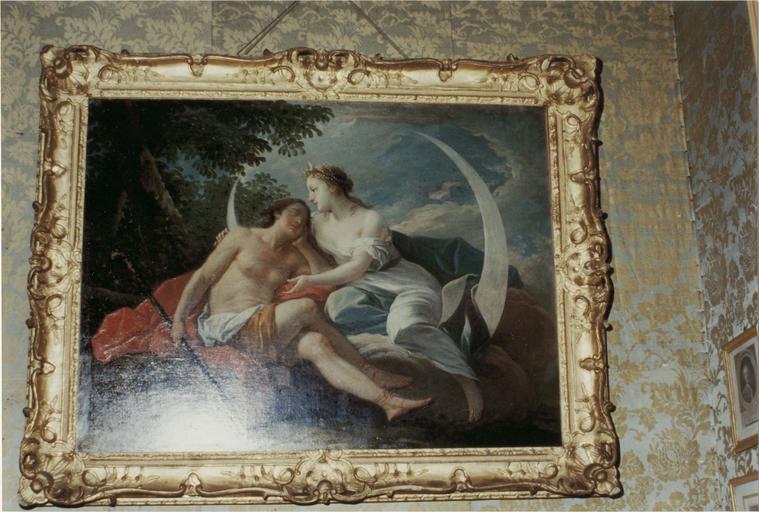 tableau : Diane et Endymion, huile sur toile