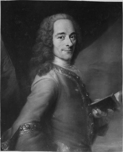 Tableau : portrait de Voltaire