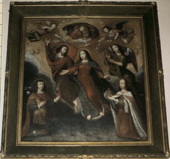 tableau :  Le Voeu de Louis XIII, huile sur toile, milieu 17e siècle