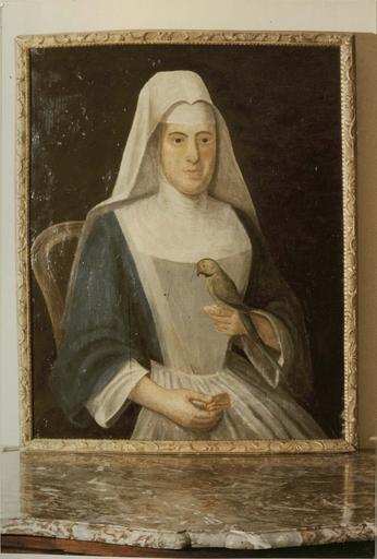 tableau : Soeur tenant un perroquet et un gâteau, 18e siècle - © Ministère de la Culture (France), Médiathèque du patrimoine et de la photographie (objets mobiliers), tous droits réservés