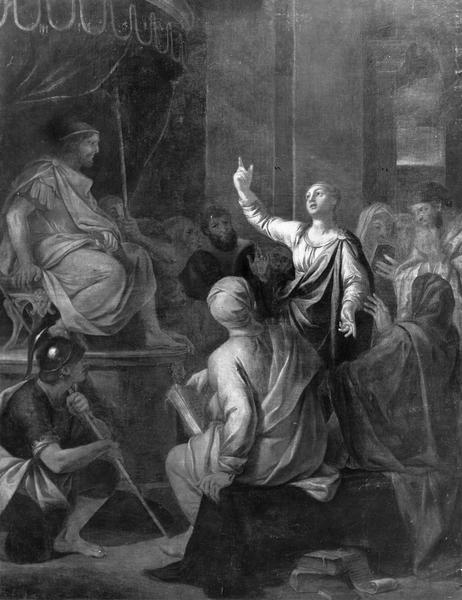 tableau : Jésus au milieu des docteurs, vue générale - © Ministère de la Culture (France), Médiathèque du patrimoine et de la photographie (objets mobiliers), tous droits réservés