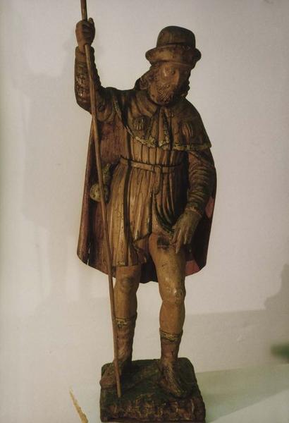 statue : saint Roch, vue générale