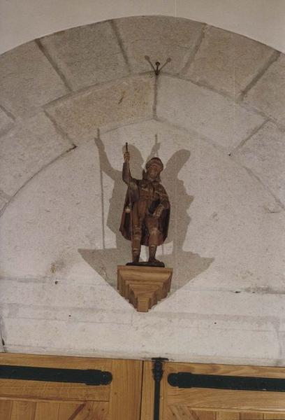 statue : saint Roch, vue générale