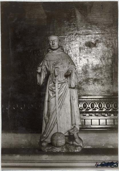 statue : saint Nicolas de Tolentin, vue générale