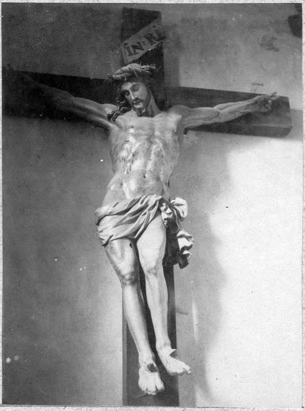 statue (grandeur nature) : Christ, vue générale - © Ministère de la Culture (France), Médiathèque du patrimoine et de la photographie (objets mobiliers), tous droits réservés
