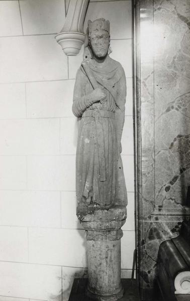 statue (grandeur nature) : saint Domitien, vue générale - © Ministère de la Culture (France), Médiathèque du patrimoine et de la photographie (objets mobiliers), tous droits réservés