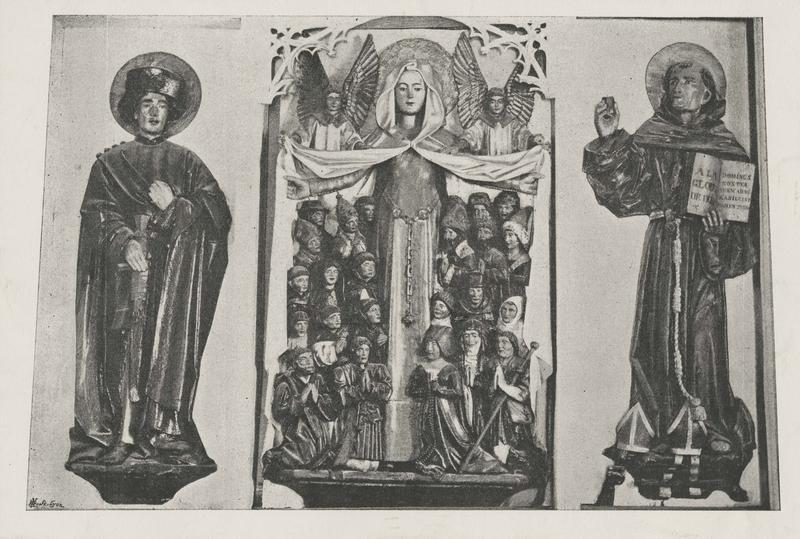 retable (retable à panneau plat), vue générale