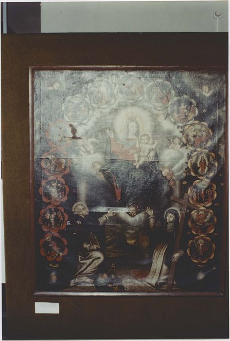 Tableau : Vierge remettant le Rosaire - © Ministère de la Culture (France), Médiathèque du patrimoine et de la photographie, diffusion RMN-GP