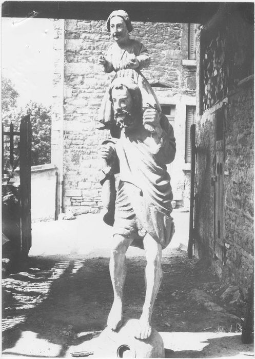 Statue : Saint Christophe - © Ministère de la Culture (France), Médiathèque du patrimoine et de la photographie, diffusion RMN-GP