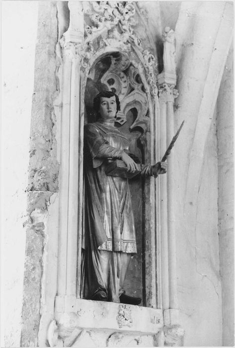 Statue : Saint Vincent - © Ministère de la Culture (France), Médiathèque du patrimoine et de la photographie, diffusion RMN-GP