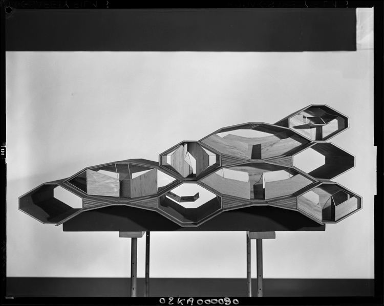 Maquette extérieure d'un logement Fonction Oblique