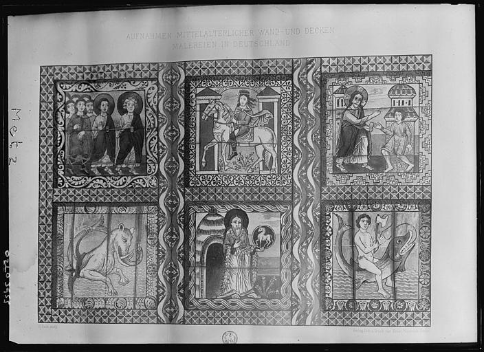 Reproduction d'un document : tableau d'un peintre anonyme allemand