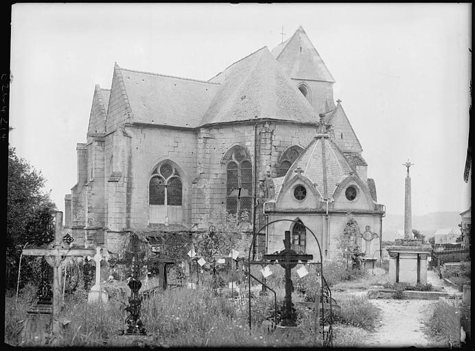 Ensemble sud-est et cimetière