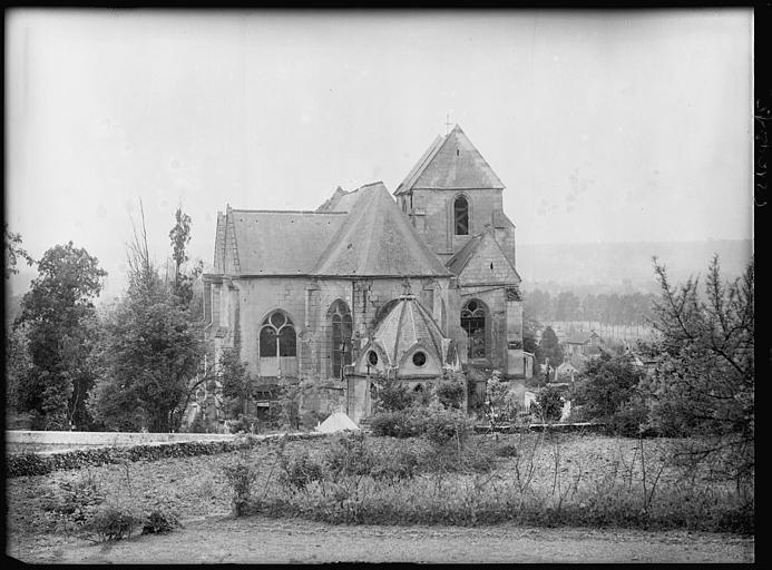 Ensemble sud-est et cimetière