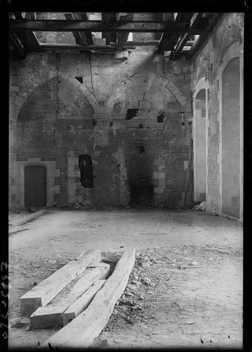 Salle des Etats en cours de restauration