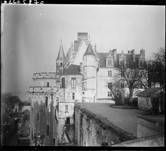 Ensemble ouest, Tour des Minimes, logis du roi