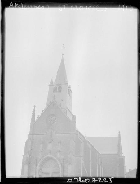 Façade ouest et clocher