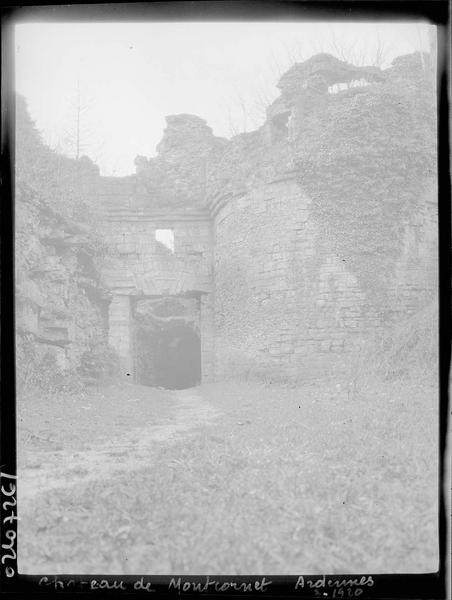 Tour et porte en ruines