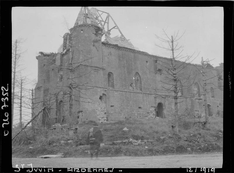 Façade nord endommagée