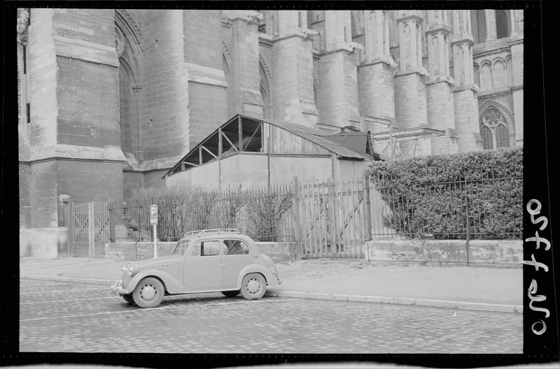 Façade sud, partie inférieure