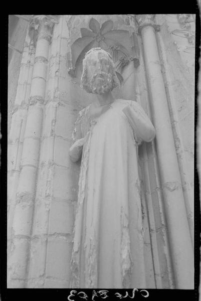 Transept nord : statue d'Adam