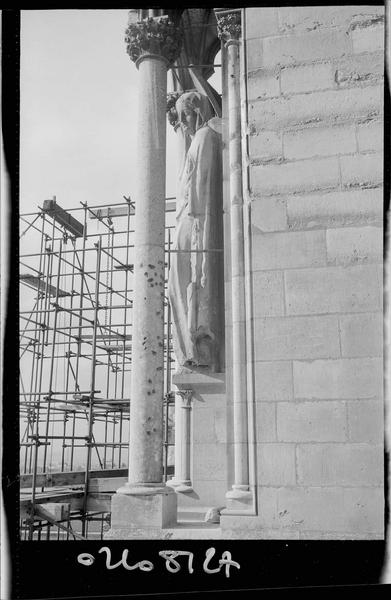 Echafaudages sur façade