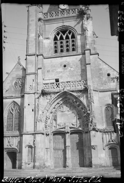 Façade ouest et clocher