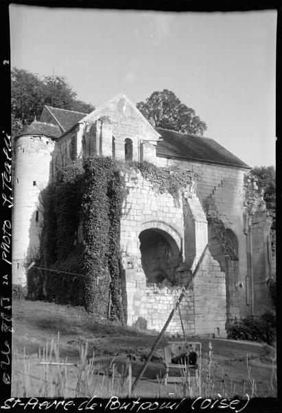 Vestiges : façade ouest