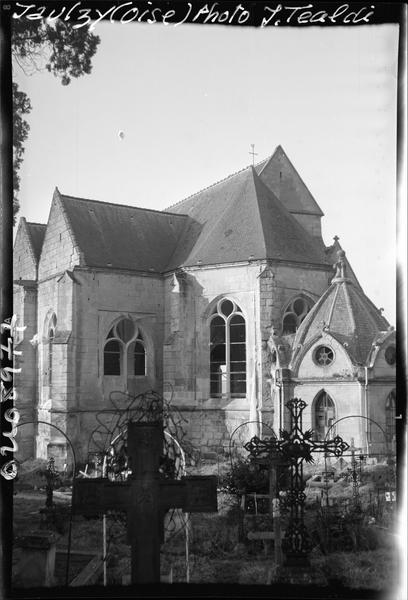 Ensemble sud-est et cimetière