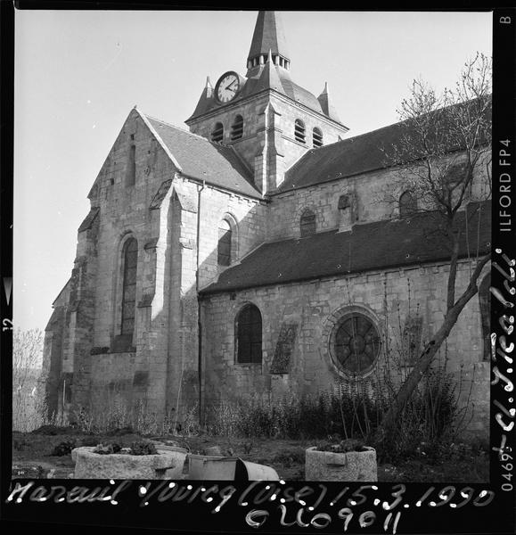 Façade nord, transept et clocher