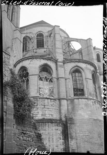 Abside de l'église abbatiale, détail