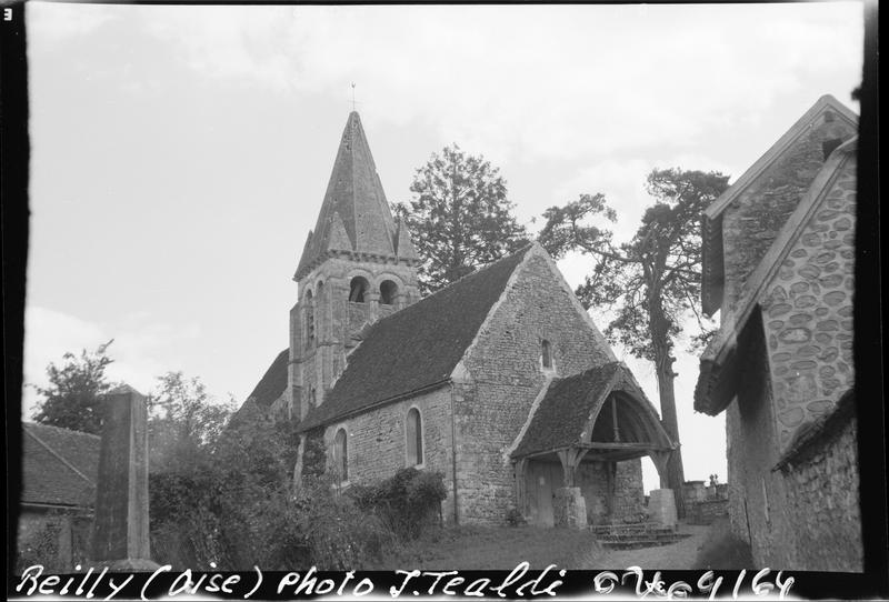 Ensemble nord-ouest, porche et clocher