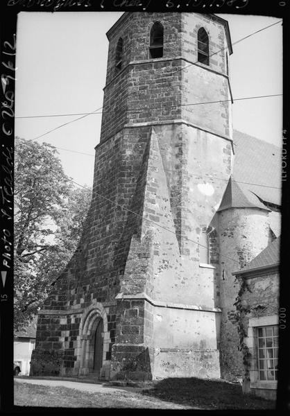 Clocher sur façade ouest