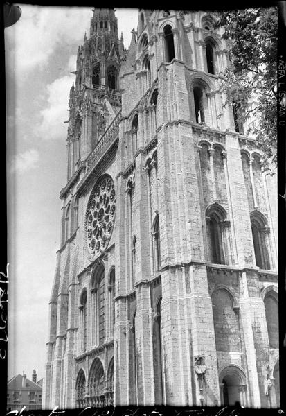 Façade ouest vue en perspective