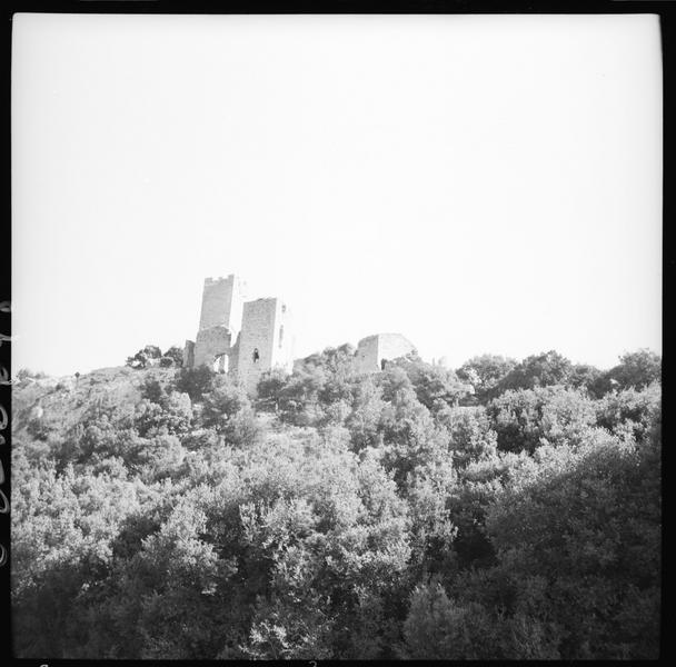 Vue éloignée sur l'ensemble des ruines