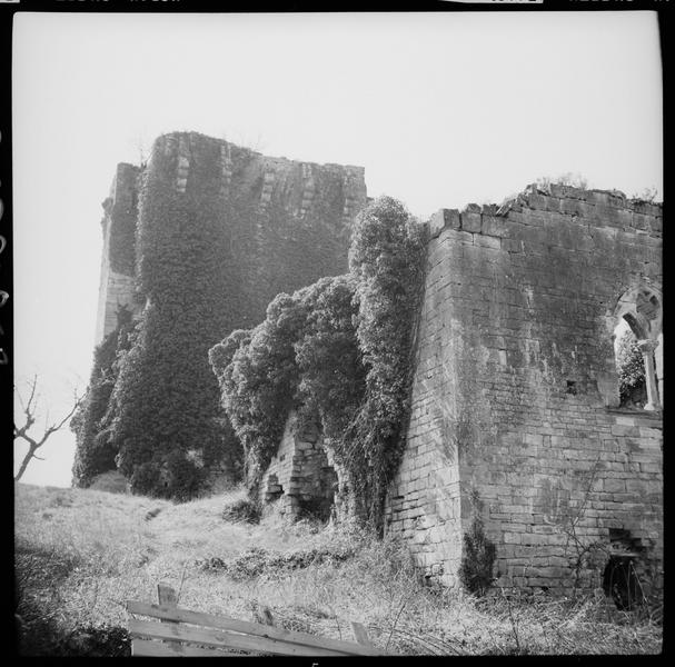 Tour et enceinte en ruines