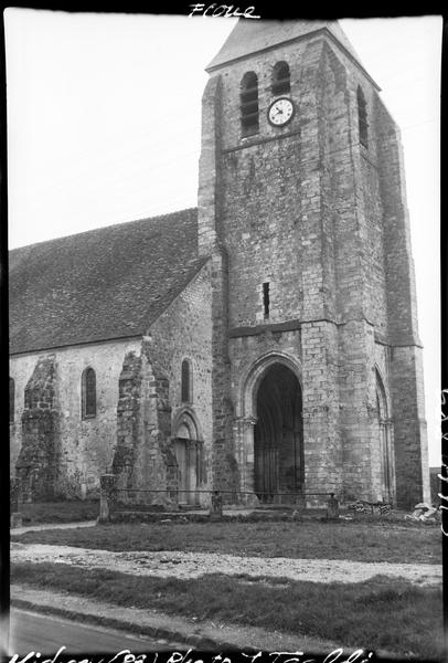 Angle nord-ouest et clocher