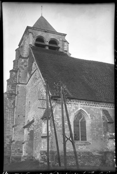 Façade sud, détail