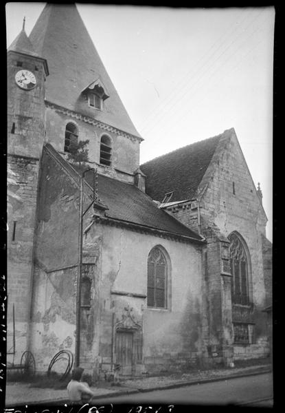 Clocher et transept sud