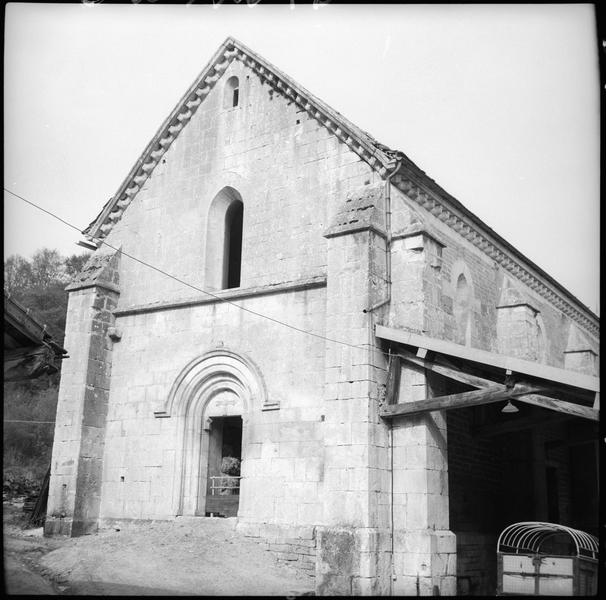 Chapelle de la Corroierie : façade ouest