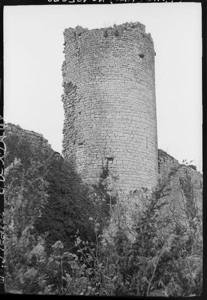 Tour et enceinte en ruines