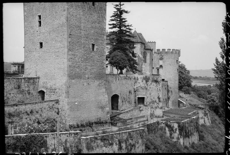 Enceinte, donjon, entrée et chapelle