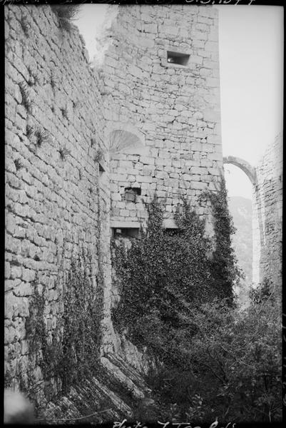 Corps de logis en ruines