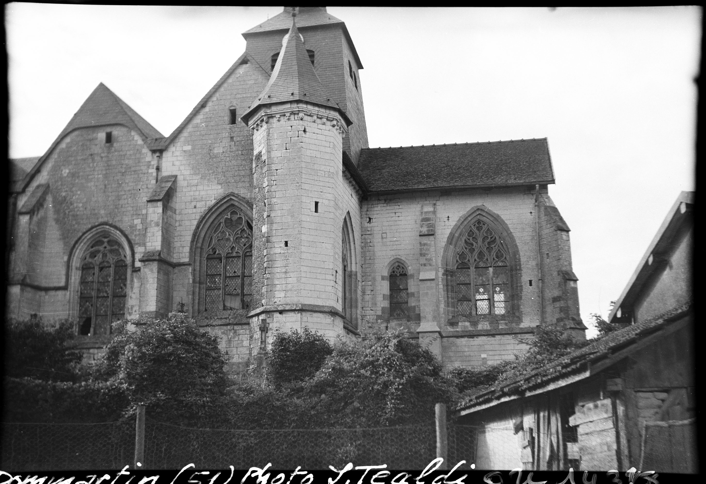 Façade sud, tourelle