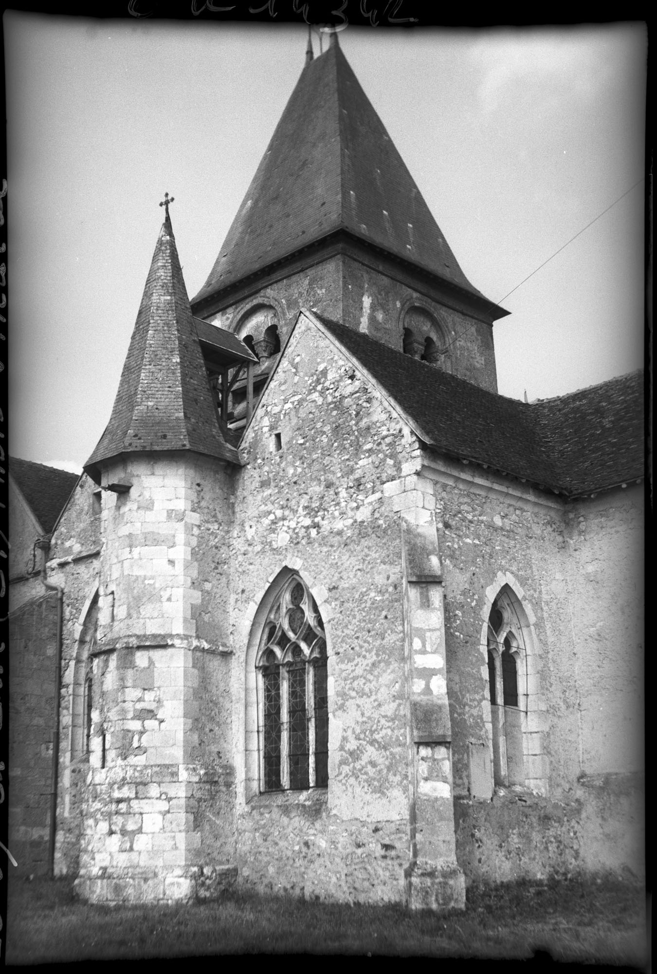 Façade sud, tourelle