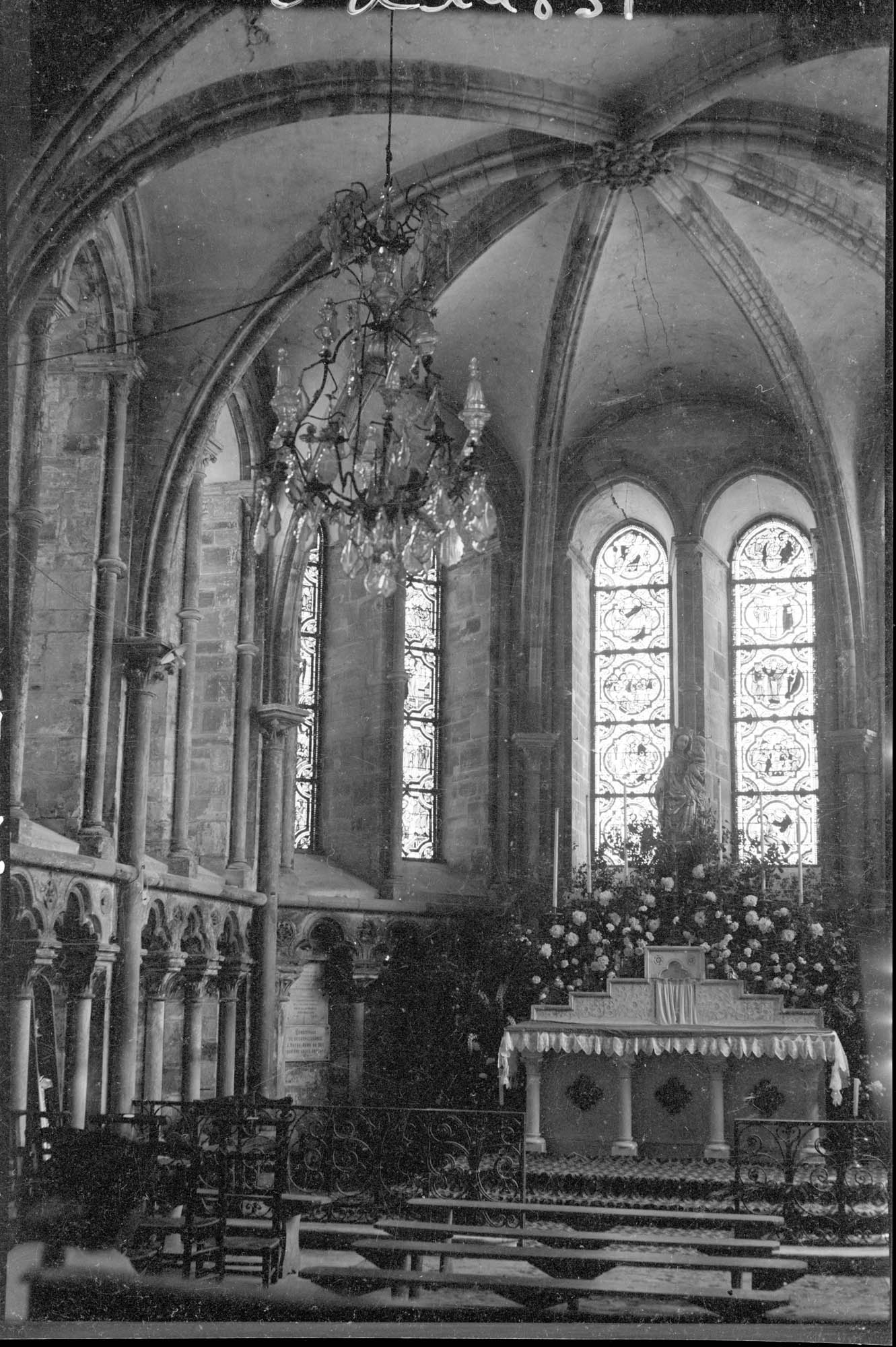 Intérieur : chapelle rayonnante