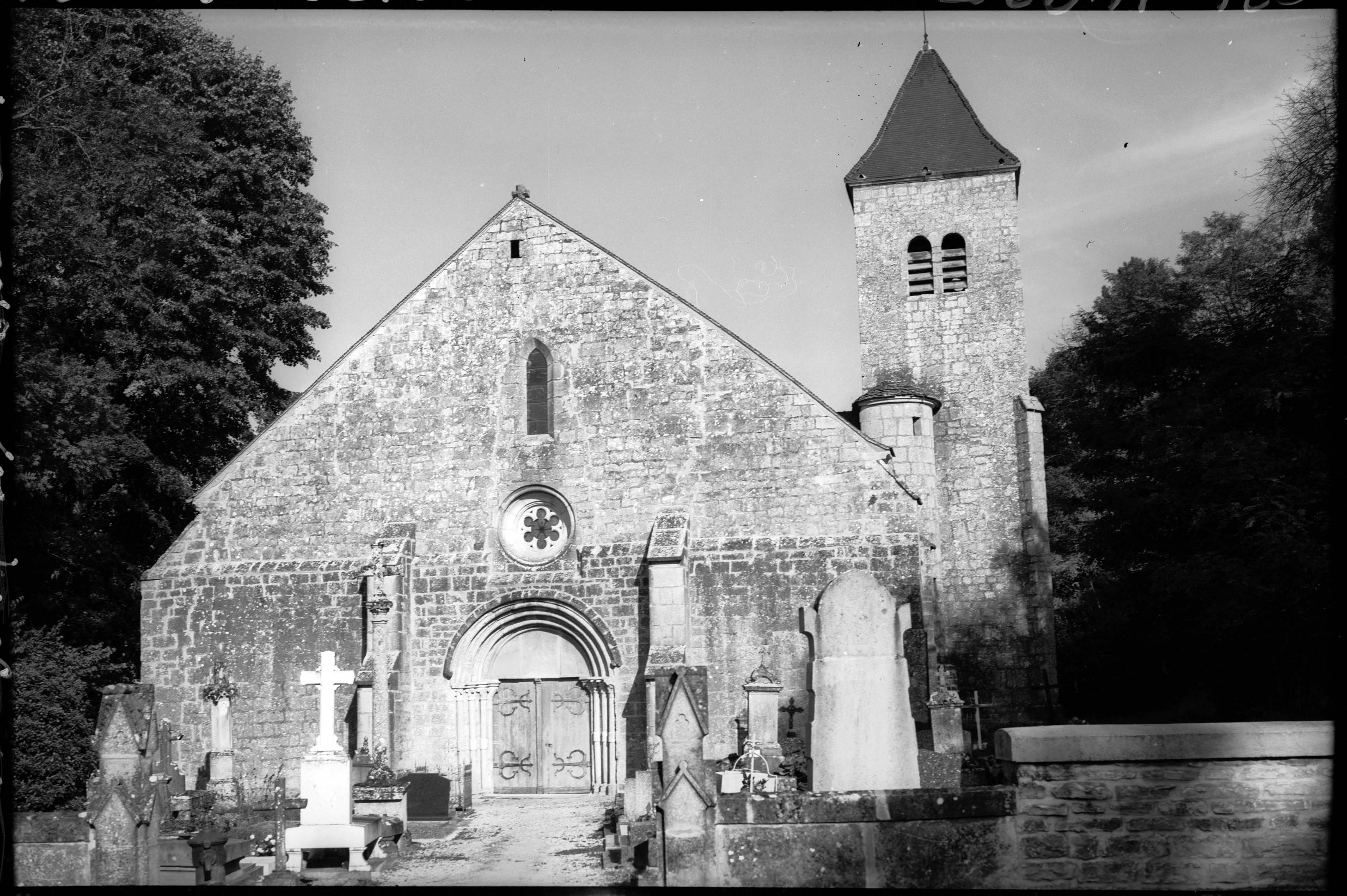 Façade ouest et clocher