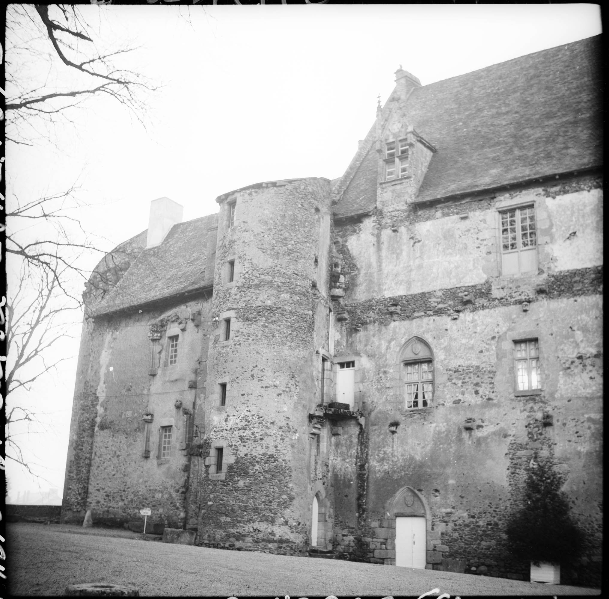 Façade nord sur cour