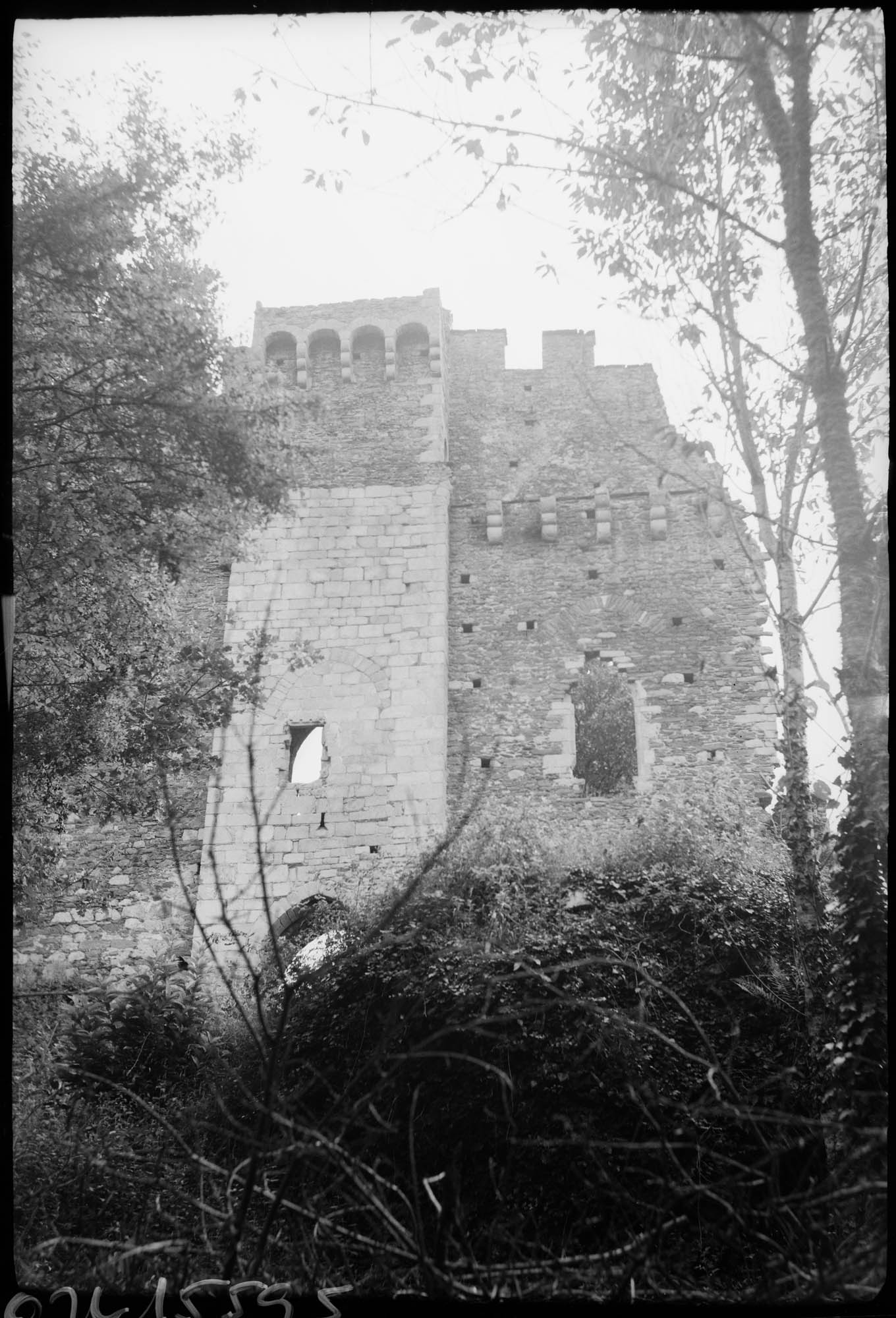 Façades nord en ruines