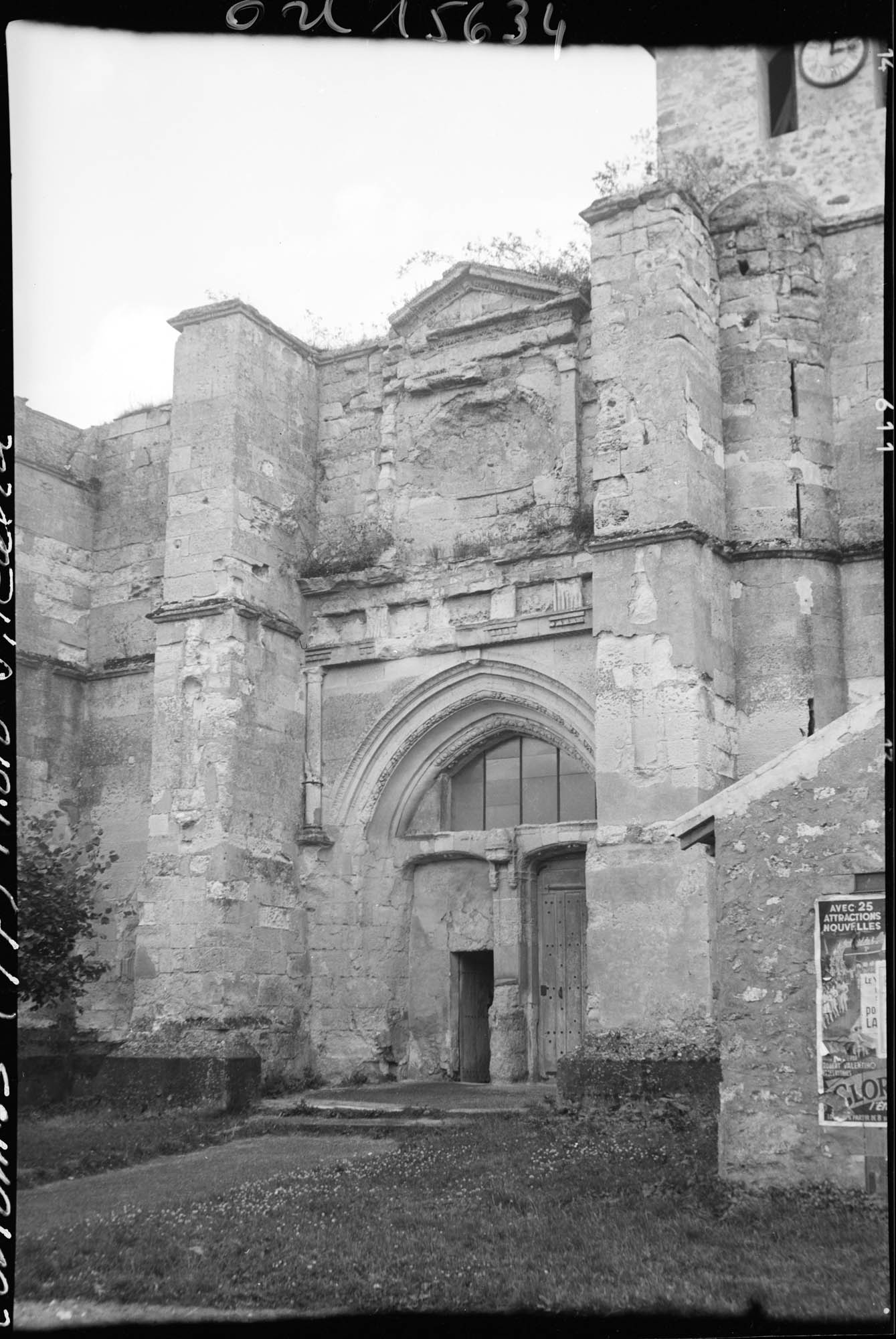 Façade ouest avant restauration
